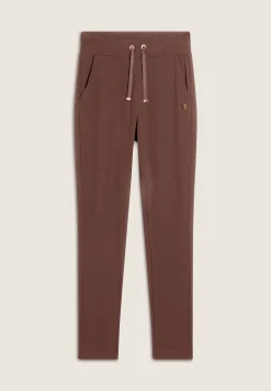 Freddy Pantalone donna in felpa di viscosa con gamba dritta-Donna Pantaloni Sportivi|Tutti I Pantaloni