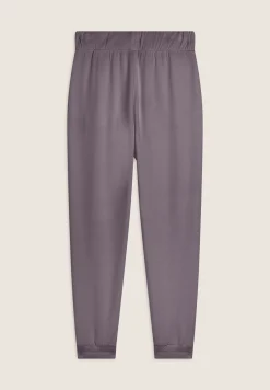 Freddy Pantalone donna in felpa di viscosa con elastico sul fondo-Donna Ginnastica|Pantaloni Sportivi