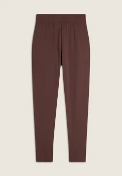 Freddy Pantalone donna in felpa di viscosa con vita in costina-Donna Pantaloni Sportivi|Tutti I Pantaloni