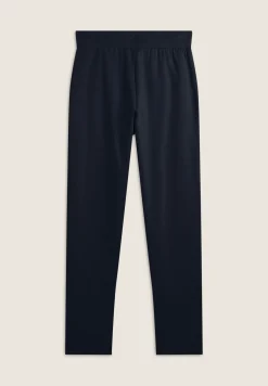 Freddy Pantalone donna in felpa con vita in costina e fondo dritto-Donna Ginnastica|Pantaloni Sportivi