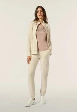 Freddy Pantalone donna in felpa viscosa con tasche cargo in velluto-Donna Pantaloni Cargo|Pantaloni Sportivi