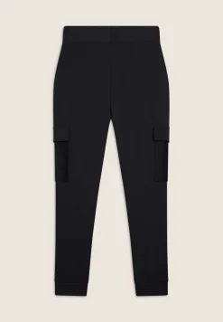 Freddy Pantalone donna in felpa viscosa con tasche cargo in velluto-Donna Pantaloni Cargo|Pantaloni Sportivi