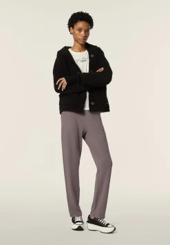 Freddy Pantalone Donna in Felpa Viscosa con Logo FY in Strass-Donna Ginnastica|Pantaloni Sportivi