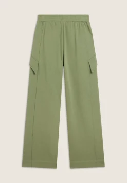 Freddy Pantalone in felpa di viscosa gamba ampia con tasche laterali-Donna Pantaloni Sportivi|Tutti I Pantaloni