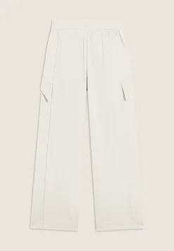 Freddy Pantalone in felpa di viscosa gamba ampia con tasche laterali-Donna Pantaloni Sportivi|Tutti I Pantaloni