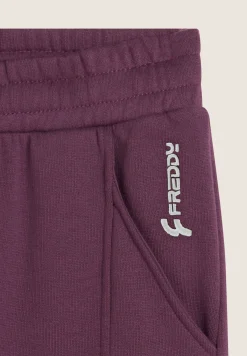 Freddy Pantalone in felpa di viscosa gamba ampia con tasche laterali-Donna Pantaloni Sportivi|Tutti I Pantaloni
