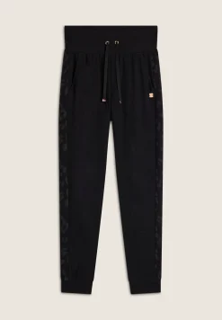 Freddy Pantalone in felpa viscosa tricot con bande animalier-Donna Pantaloni Sportivi|Tutti I Pantaloni