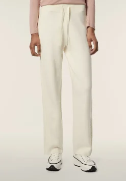 Freddy Pantalone in maglia tricot rasata con gamba larga-Donna Pantaloni Sportivi|Tutti I Pantaloni