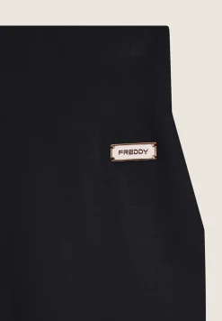 Freddy Pantalone in maglia tricot rasata con gamba larga-Donna Pantaloni Sportivi|Tutti I Pantaloni