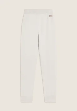 Freddy Pantalone in maglia tricot rasata con polsini e vita a coste-Donna Pantaloni Sportivi|Tutti I Pantaloni