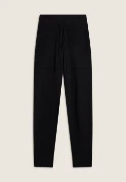 Freddy Pantalone in maglia tricot rasata con polsini e vita a coste-Donna Pantaloni Sportivi|Tutti I Pantaloni