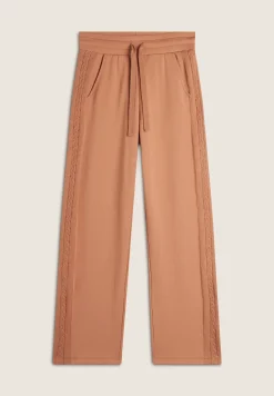 Freddy Pantalone lungo in felpa modal con bande a trecce-Donna Pantaloni Sportivi|Tutti I Pantaloni