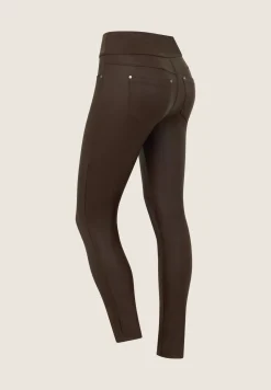 Freddy Pantalone skinny vita media senza bottoni in similpelle-Donna Jeans E Pantaloni|Tutti I Pantaloni