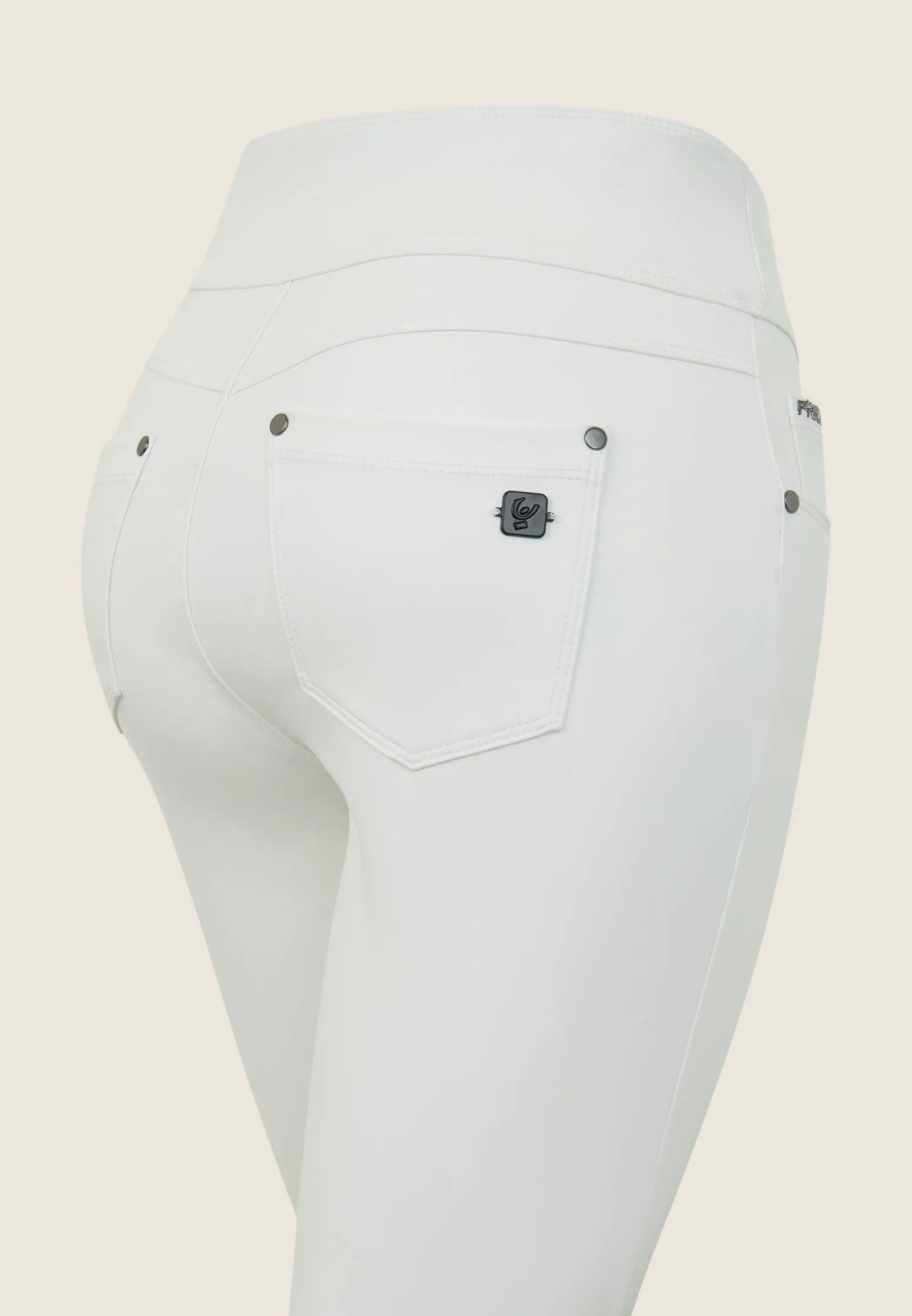 Freddy Pantalone skinny vita media senza bottoni in similpelle-Donna Jeans E Pantaloni|Tutti I Pantaloni