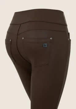 Freddy Pantalone skinny vita media senza bottoni in similpelle-Donna Jeans E Pantaloni|Tutti I Pantaloni