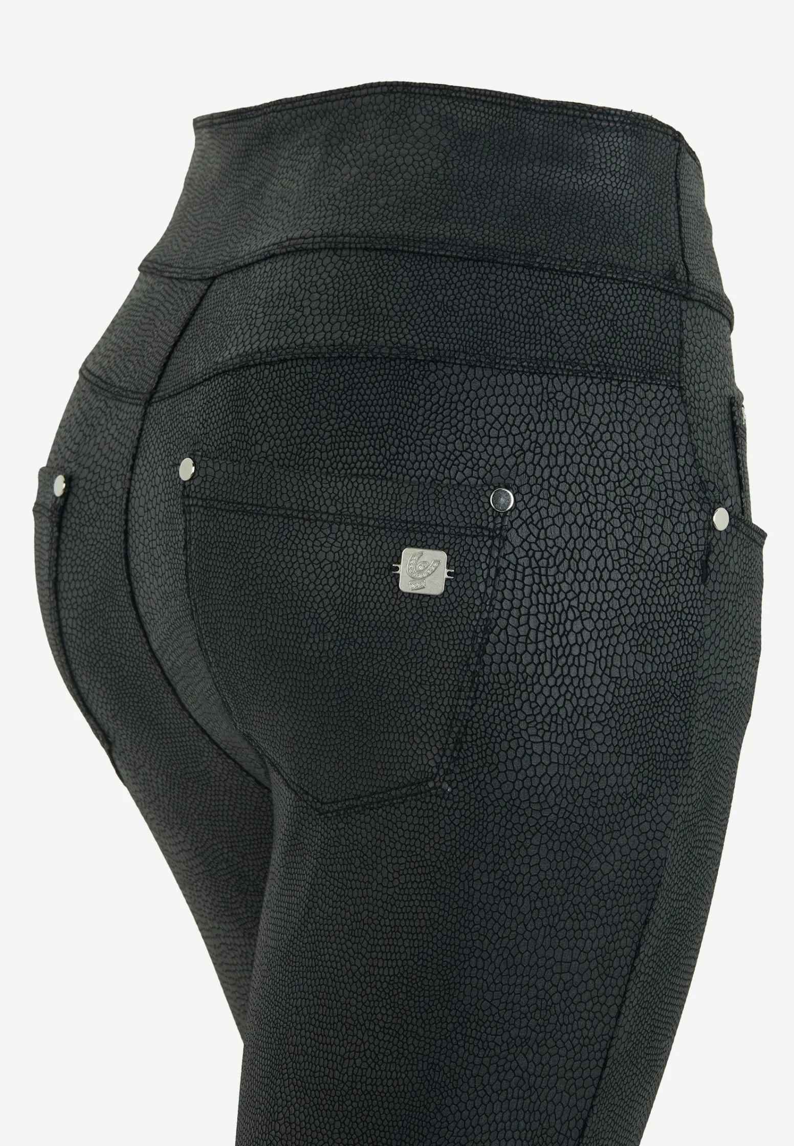 Freddy Pantalone skinny vita media senza bottoni in similpelle-Donna Jeans E Pantaloni|Tutti I Pantaloni