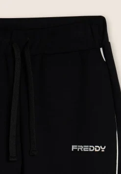 Freddy Pantalone Slim con Gamba Aderente e bordature a contrasto-Donna Padel|Pilates