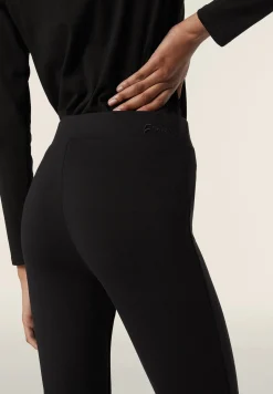 Freddy Pantalone slim vita alta in felpa di viscosa fondo a zampa-Donna Pantaloni Sportivi|Tutti I Pantaloni