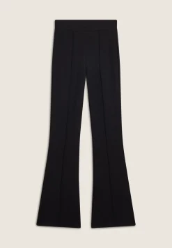 Freddy Pantalone slim vita alta in felpa di viscosa fondo a zampa-Donna Pantaloni Sportivi|Tutti I Pantaloni
