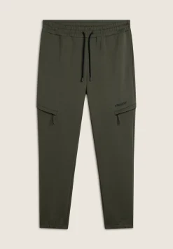 Freddy Pantalone Sportivo da Uomo con Tasche Zippate sui fianchi-Uomo Pantaloni Sportivi
