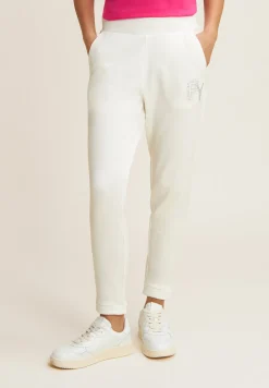 Freddy Pantaloni 7/8 con Risvolto e Strass-Donna Pantaloni Sportivi