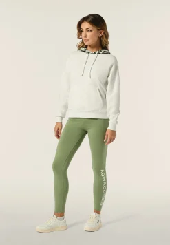 Freddy Pantaloni 7/8 donna Vita Alta con logo maculato sul fondo-Donna Fitness|Pantaloni Sportivi