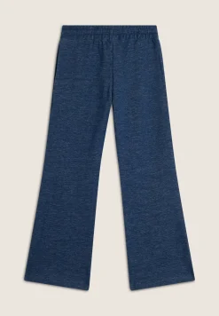 Freddy Pantaloni Bambina in Cotone Mélange con Gamba Ampia- Pantaloni Sportivi