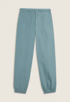 Freddy Pantaloni Bambina in velluto a coste con elastico in vita- Pantaloni Sportivi