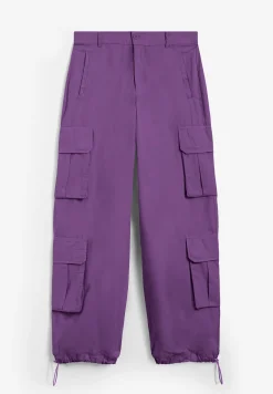 Freddy Pantaloni cargo baggy fit in popeline con quattro tasconi-Donna Pantaloni Cargo|Pantaloni Sportivi