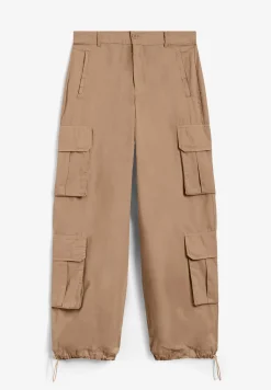 Freddy Pantaloni cargo baggy fit in popeline con quattro tasconi-Donna Pantaloni Cargo|Pantaloni Sportivi
