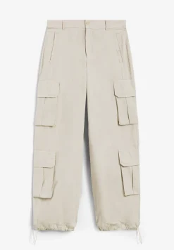 Freddy Pantaloni cargo baggy fit in popeline con quattro tasconi-Donna Pantaloni Cargo|Pantaloni Sportivi