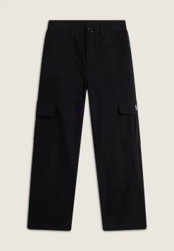 Freddy Pantaloni Cargo Bambina in Cotone Elasticizzato con Tasche- Pantaloni Sportivi