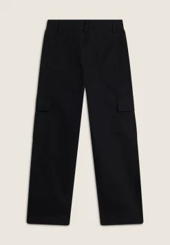 Freddy Pantaloni Cargo Bambina in Cotone Elasticizzato con Tasche- Pantaloni Sportivi