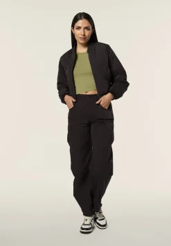 Freddy Pantaloni Cargo carrot fit in nylon navetta-Donna Pantaloni Cargo|Pantaloni Sportivi