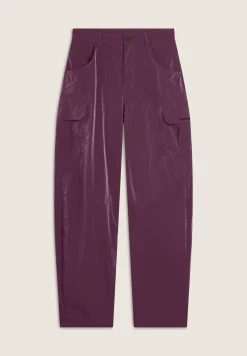 Freddy Pantaloni Cargo carrot fit in nylon navetta-Donna Pantaloni Cargo|Pantaloni Sportivi