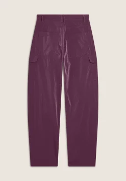 Freddy Pantaloni Cargo carrot fit in nylon navetta-Donna Pantaloni Cargo|Pantaloni Sportivi