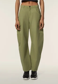 Freddy Pantaloni Cargo carrot fit in canvas-Donna Pantaloni Cargo|Pantaloni Sportivi