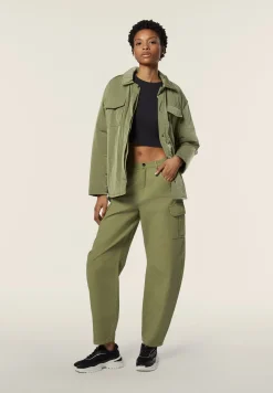 Freddy Pantaloni Cargo carrot fit in canvas-Donna Pantaloni Cargo|Pantaloni Sportivi