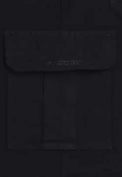 Freddy Pantaloni Cargo carrot fit in canvas-Donna Pantaloni Cargo|Pantaloni Sportivi