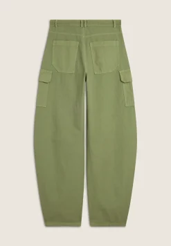 Freddy Pantaloni Cargo carrot fit in canvas-Donna Pantaloni Cargo|Pantaloni Sportivi