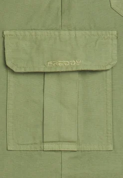 Freddy Pantaloni Cargo carrot fit in canvas-Donna Pantaloni Cargo|Pantaloni Sportivi