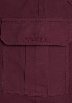 Freddy Pantaloni Cargo carrot fit in canvas-Donna Pantaloni Cargo|Pantaloni Sportivi
