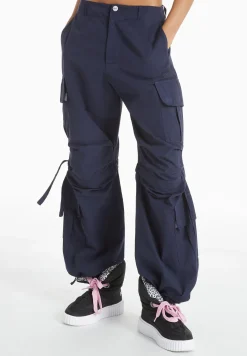 Freddy Pantaloni cargo con doppie tasche e coulisse intermedia-Donna Pantaloni Cargo|Pantaloni Sportivi