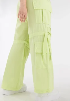 Freddy Pantaloni cargo con doppie tasche e coulisse intermedia-Donna Pantaloni Cargo|Pantaloni Sportivi