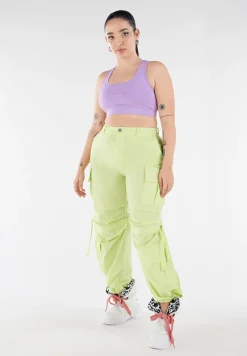Freddy Pantaloni cargo con doppie tasche e coulisse intermedia-Donna Pantaloni Cargo|Pantaloni Sportivi