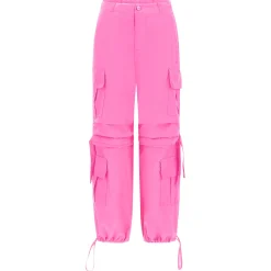Freddy Pantaloni cargo con doppie tasche e coulisse intermedia-Donna Pantaloni Cargo|Pantaloni Sportivi