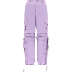 Freddy Pantaloni cargo con doppie tasche e coulisse intermedia-Donna Pantaloni Cargo|Pantaloni Sportivi