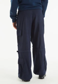 Freddy Pantaloni cargo con doppie tasche e coulisse intermedia-Donna Pantaloni Cargo|Pantaloni Sportivi