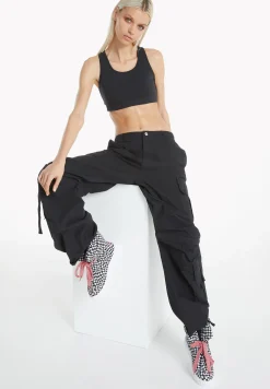 Freddy Pantaloni cargo con doppie tasche e coulisse intermedia-Donna Pantaloni Cargo|Pantaloni Sportivi