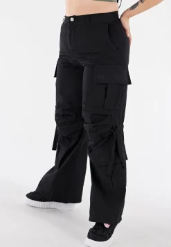 Freddy Pantaloni cargo con doppie tasche e coulisse intermedia-Donna Pantaloni Cargo|Pantaloni Sportivi